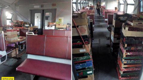 "Торгаши" превратили электричку на Одессу в базар: "это по льготе?"