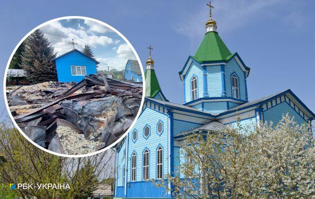 Сгорела от удара артиллерии. Оккупанты уничтожили на Киевщине еще одну церковь 19 века