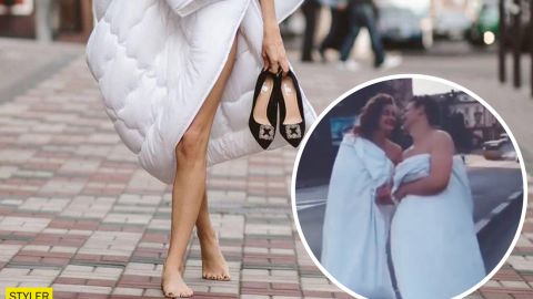 В Ровно парочка разгуливала голышом, прикрываясь одеялами: видео поразило сеть