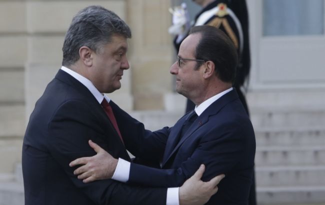 Олланд анонсував зустріч з Порошенком