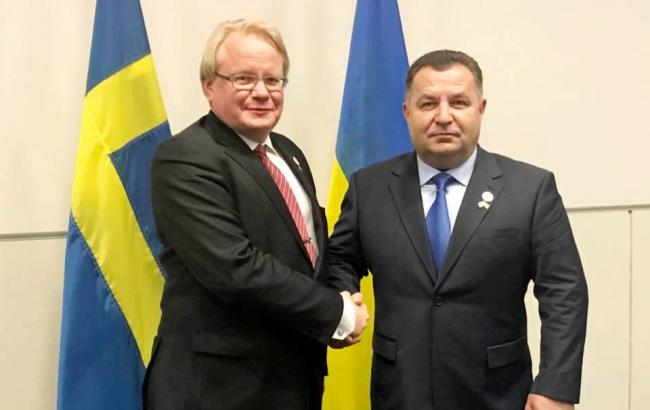 Швеція підтримує залучення миротворців ООН на Донбас, - Полторак