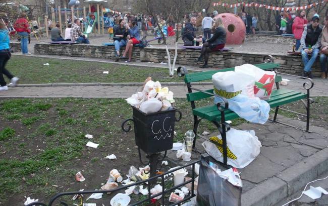 Петиція з вимогою ввести штрафи за викинуте на вулиці сміття набрала понад 25 тис. голосів