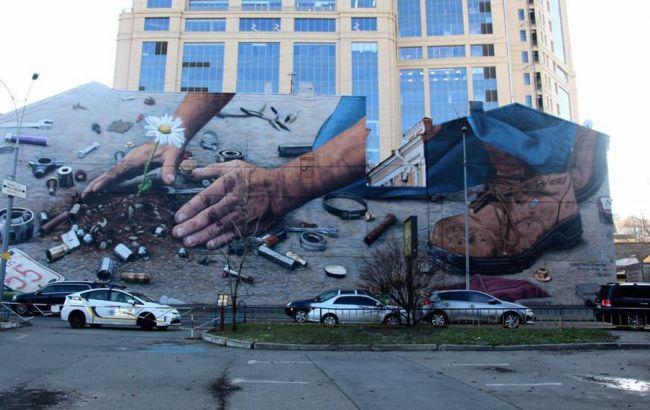 Київський мурал потрапив у список кращих графіті світу