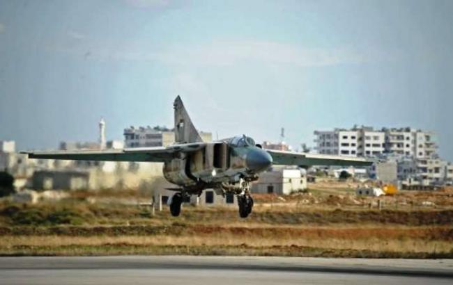 Упавший под Дамаском истребитель принадлежал ВВС Сирии