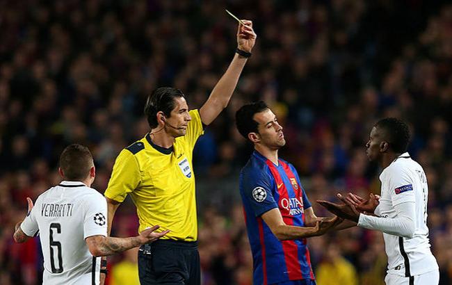 ПСЖ подал в УЕФА жалобу на судейство в матче с "Барселоной"
