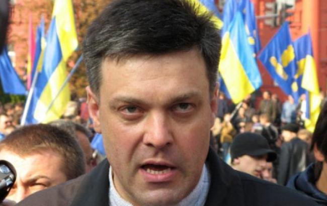 Тягнибок заявил о расторжении договоренностей с партнерами по Майдану