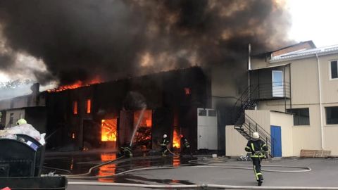 У Вінниці загасили масштабну пожежу в Старому місті