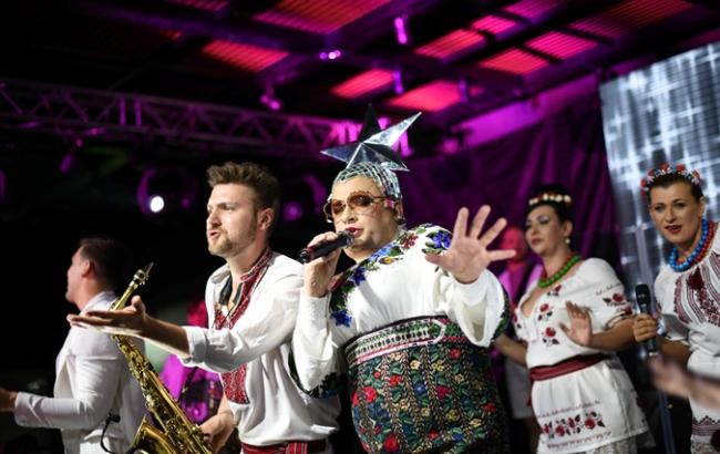 Верка Сердючка устроила яркое шоу на вечеринке "Евровидения"