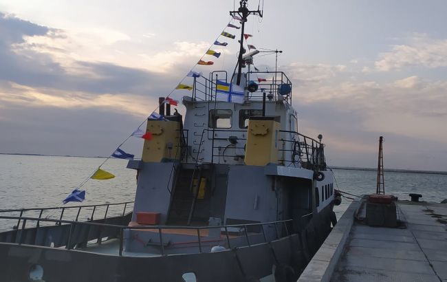 Флот ВМС України поповнився гідрографічним катером "Дмитро Чубарь"