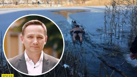 В Кропивницком врач, вытащивший школьницу из-под льда, рассказал о спасении: "просил ее не сдаваться"
