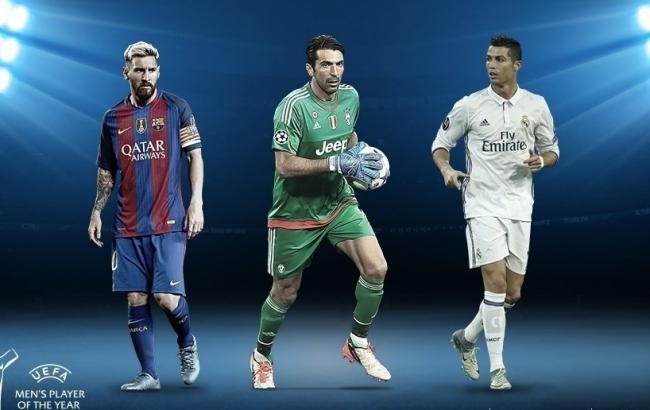 УЕФА назвал трех претендентов на звание лучшего футболиста сезона