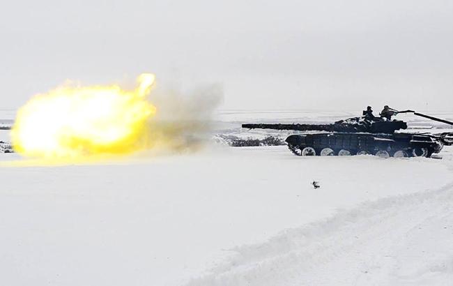 В Луганской области боевики провели учения танкистов и артиллеристов, - разведка