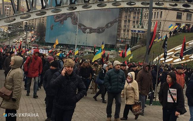 Марш в Киеве: полиция назвала число активистов в центре столицы