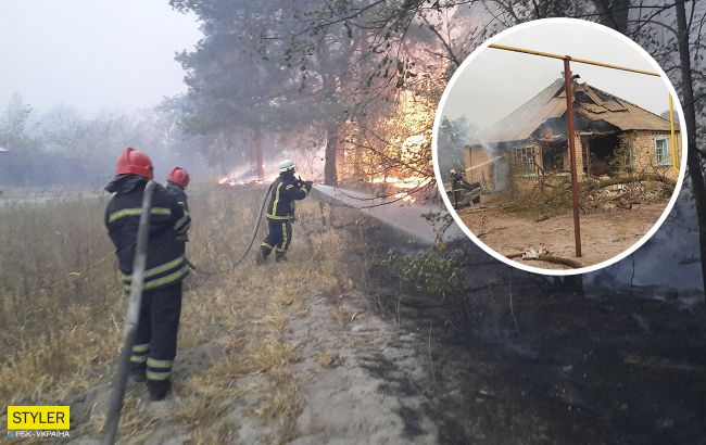 Я в аду и сгорю на этой крыше: очевидцы о катастрофических пожарах в Луганской области