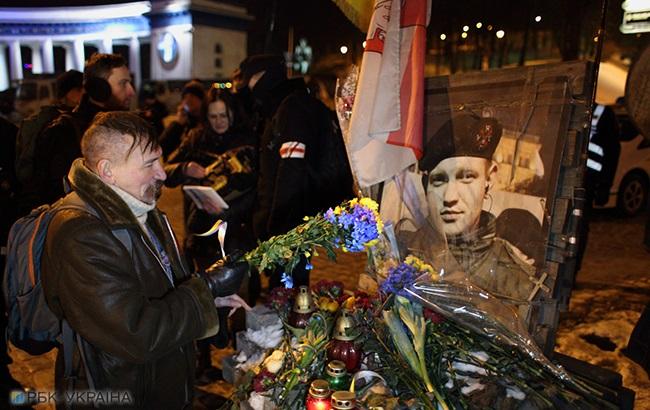 В Киеве прошел марш в честь погибшего на Майдане Жизневского (фоторепортаж)