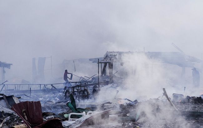 В Португалии на фабрике пиротехники произошел взрыв, пять человек погибли