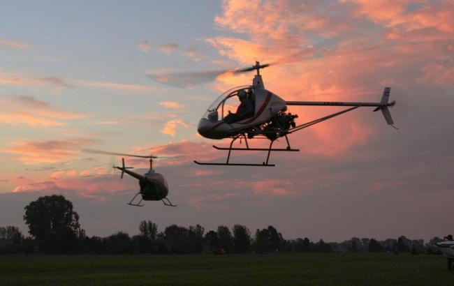 В Хмельницкой области разбился вертолет, пилот в тяжелом состоянии