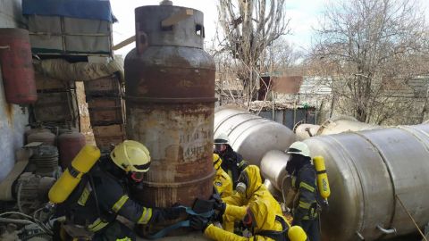 В Одессе произошла утечка опасного химического вещества