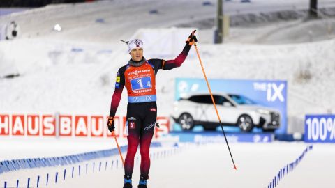 Биатлон. Украинец попал в топ-20 гонки-преследования на Кубке мира