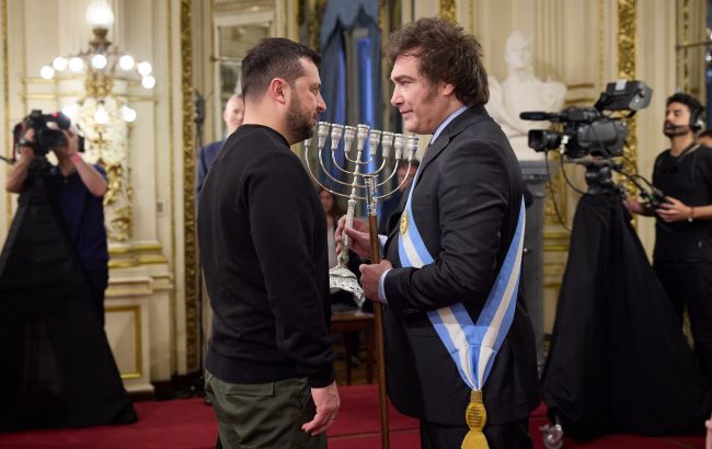 Зеленский встретился с новым президентом Аргентины (видео)