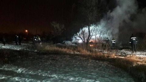 Крушение вертолета в Кременчуге: опубликованы фото