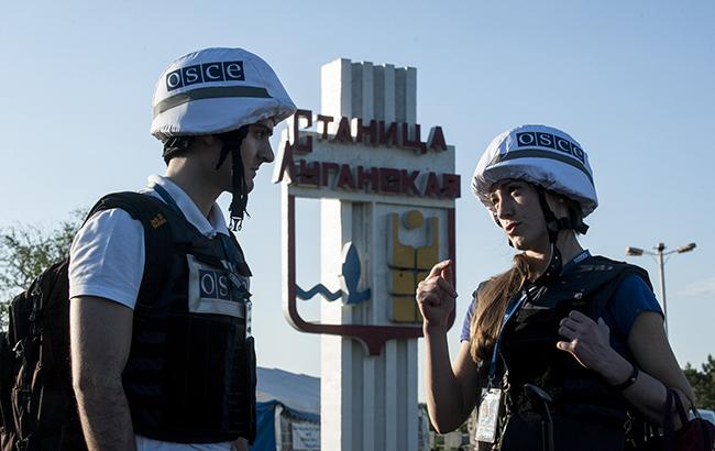 В Станице Луганской на растяжке подорвалась мирная жительница
