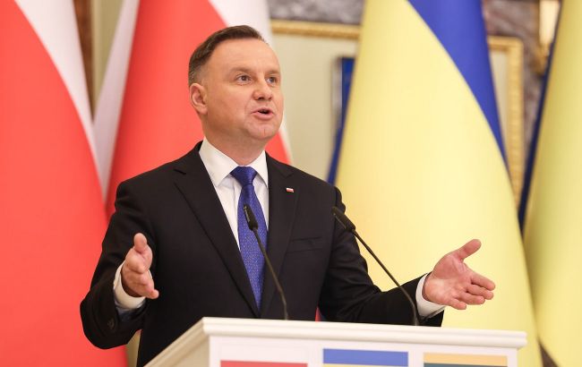 Путин глубоко ошибается, если думает сломить волю защитников Украины, убивая мирных жителей, - Дуда