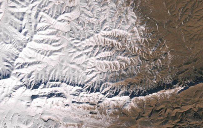 NASA показало заснеженную пустыню Сахару