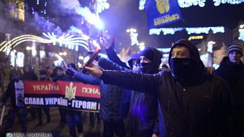 "Почему вся Слава Украине": Вятрович высмеял в карикатуре россиян