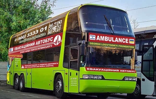 В Україні запрацювали унікальні евакуаційні автобуси - мобільні госпіталі, - Логвинський