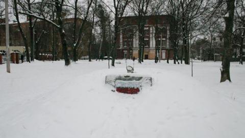 У Харкові вандали понівечили пам'ятник воїнам УПА (фото, відео)