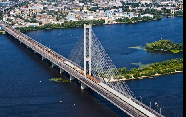 У Києві 31 липня-20 серпня буде обмежено рух на Південному мосту
