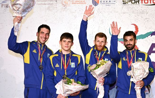 Збірна України здобула "срібло" на чемпіонаті Європи з фехтування