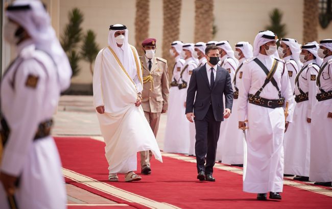 Зеленський запросив катарські компанії до проектів "Великого будівництва"