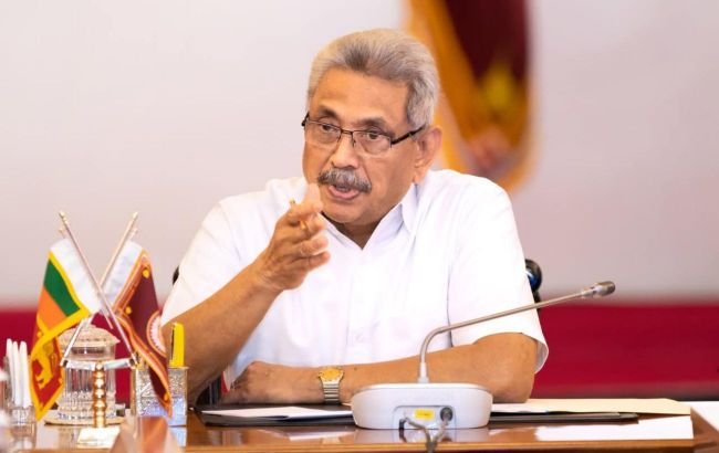 Президент Шрі-Ланки подав у відставку