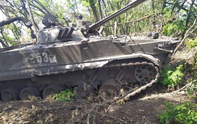 Українські військові захопили в бою новітню російську БМП