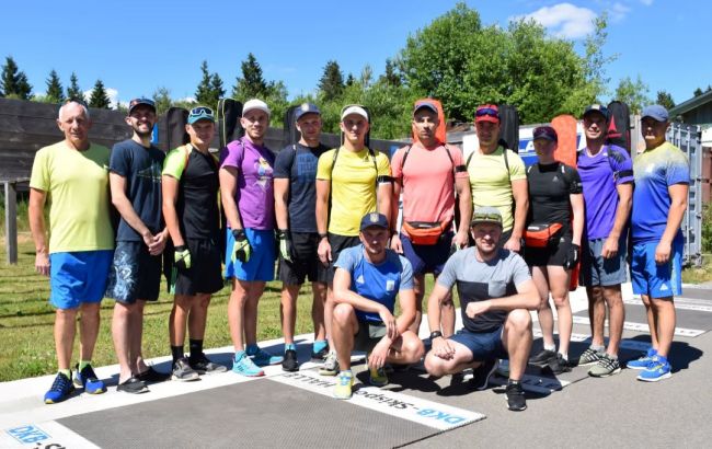 Мужская сборная Украины по биатлону начала тренировки в Оберхофе