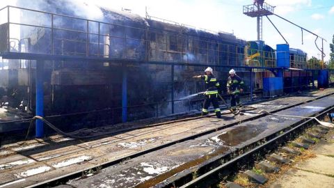 В Одесской области взорвался тепловоз, есть пострадавшие