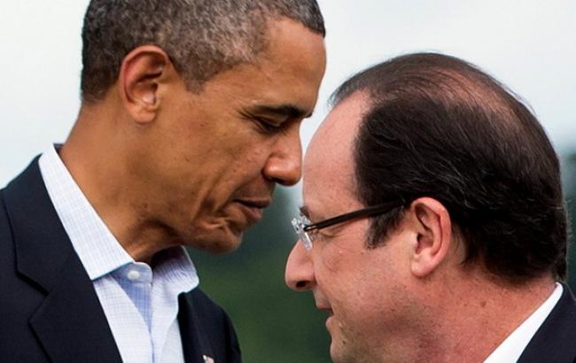 Обама і Олланд виступили за збереження санкцій проти РФ