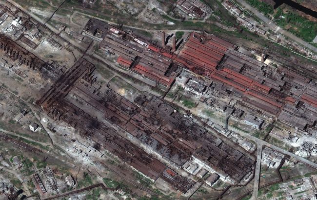 З'явилися супутникові знімки заводу "Азовсталь" в Маріуполі, зруйнованого військами РФ
