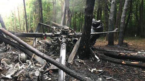 Названы версии катастрофы вертолета в Ровенской области