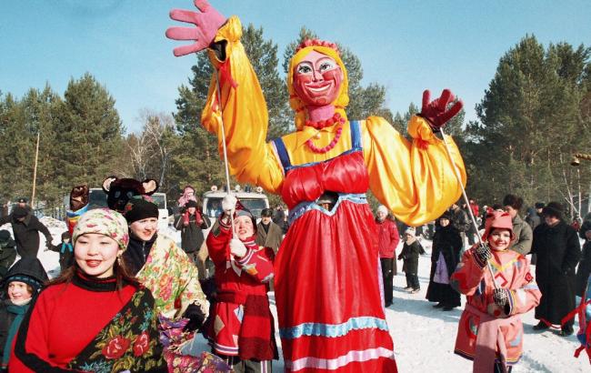 Соцмережі розсмішило "масштабне" святкування Масниці в Росії