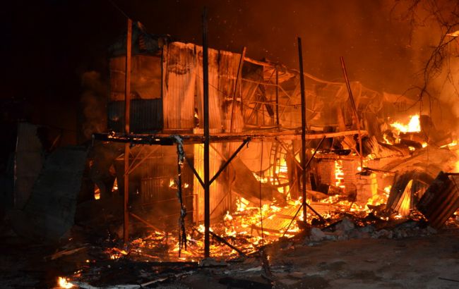В Одессе снова произошел пожар на причале