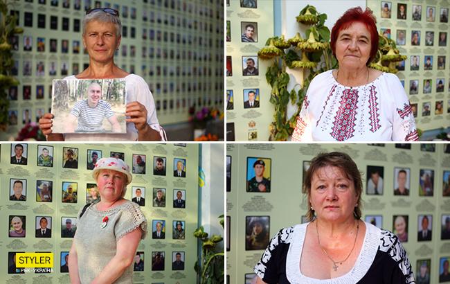"Хочется не плакать, а кричать "спасите": матери и жены погибших украинских героев поделились сокровенным