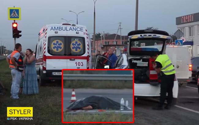 Под Днeпром водитель насмерть сбил подростка и сбежал (фото, видео)