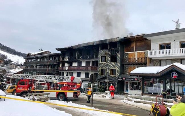 Кількість постраждалих внаслідок пожежі в Куршевелі зросла до 25