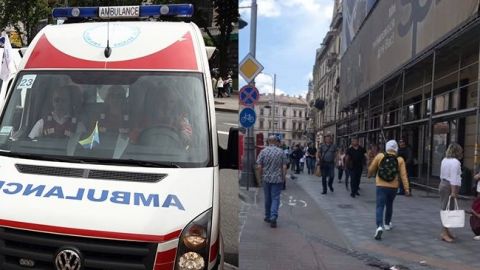 В центре Львова девушке на голову упал камень: подробности (фото)