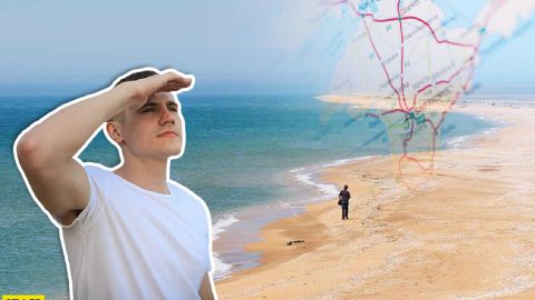 Все россияне утонули? Пустынные пляжи Крыма рассмешили сеть