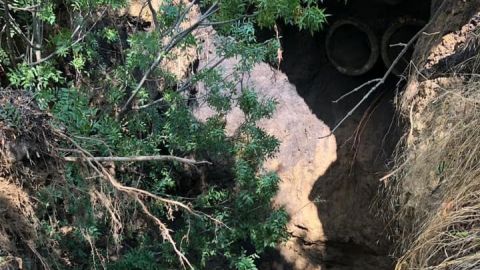 В Одесской обл. из-за оползня перекрыли дорогу госзначения