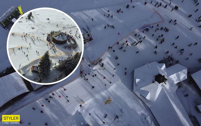 З'явилося яскраве відео з Буковелю: таким ви його ще не бачили!